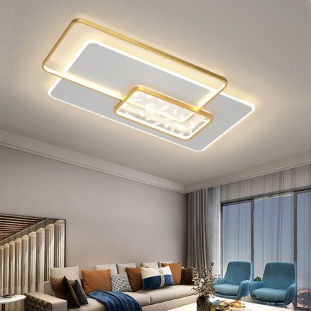 Rectangular Led Ceiling Lamp For Living Room Bedroom Dining Room Modern Ceiling Light