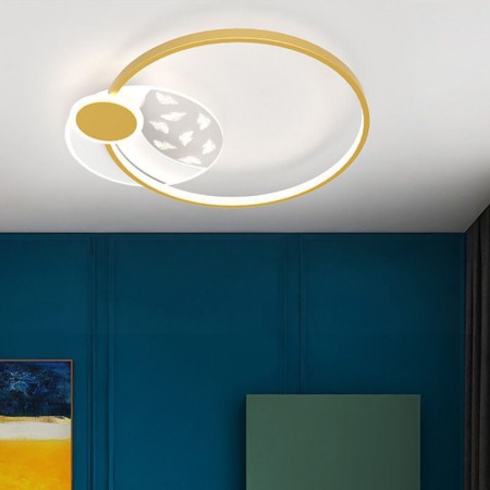 Gold/Black Ceiling Lamp Modern Led Ceiling Light For Living Room Bedroom