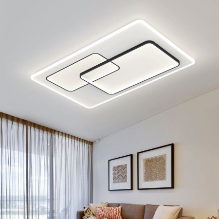 Rectangular Led Ceiling Light Bedroom Living Room Light Fixture Simple Ceiling Lamp