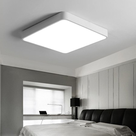 Nordic LED Flush Mount Square Ceiling Lamp Bedroom Living Room Lighting