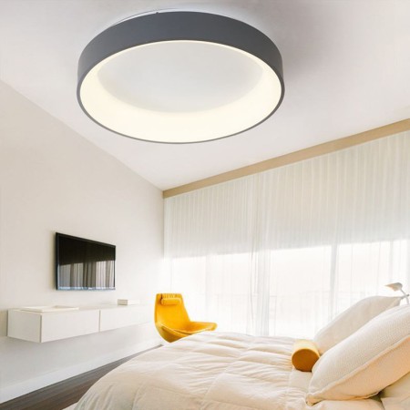 LED Round Ceiling Light Flush Mount Living Room Bedroom Energy Saving Lamp