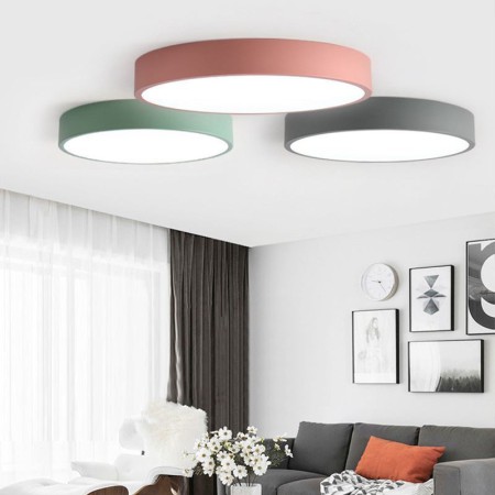 Ultra Thin Home Lighting Living Room Bedroom Light Modern LED Flush Mount Round Ceiling Light