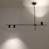 Nordic Simple Pendant Light Living Room Study Light Electroplating Iron Pendant Light