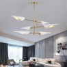 Special Bedroom Living Room Light Nordic Simple Pendant Light Frosted Spray Painting Pendant Light