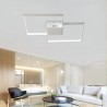 Modern Simple Acrylic Ceiling Light Unique Quadrate Light Energy Saving Light Flush Mount LED Ceiling Light