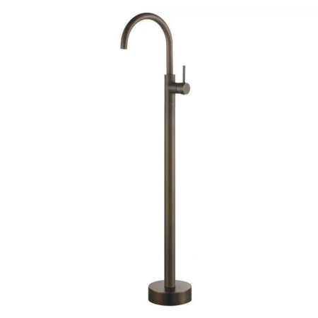 Floor Mounted Antique Brass Free Standing Bathtub Faucet