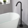3 Colors Floor Mounted Bath Tub Faucet Free Standing Bath Mixer Tap