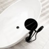 Bathroom Floor Mounted Waterfall Tub Filler With Hand Shower Set Freestanding Bathtub Faucet