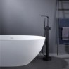 Bathtub Faucets Freestanding Tub Fillers Floor Mounted Faucet Filler with Hand Shower