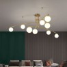 Bedroom Living Room Magic Bean Chandelier Glass Pendant Light