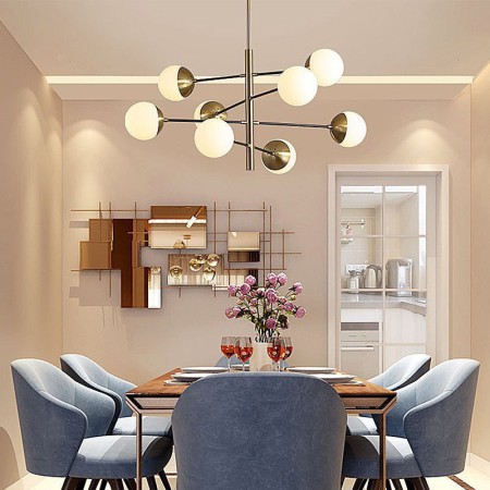 Magic Bean Shape Chandelier Lighting Bedroom Living Room Lamp Nordic Glass Pendant Light