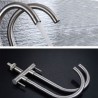 High Double Spouts Stainless Steel Kitchen Faucet Kitchen Tap