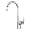 Optional Brushed Gold/Chrome/Black Color Rotatable Kitchen Sink Faucet Simple Style Sink Tap
