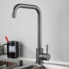 Kitchen Faucet Mixer Tap in Stainless Steel