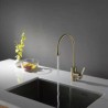 Brass Kitchen Faucet Elegant Waterdrop Sink Tap