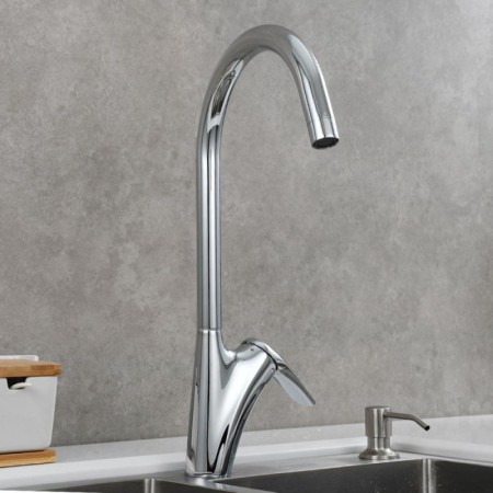 Rotatable Brass Kitchen Faucet Elegant Sink Tap