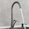Rotatable Brass Kitchen Faucet Elegant Sink Tap